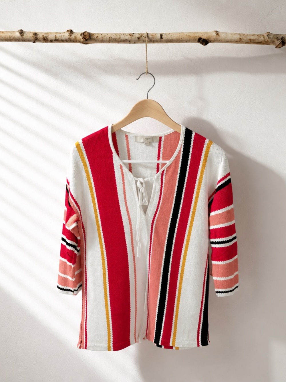 Loft Paseo Striped Sweater Top